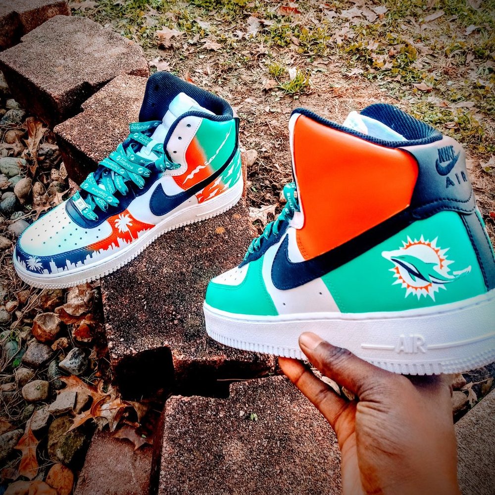 Custom Miami Af1 High